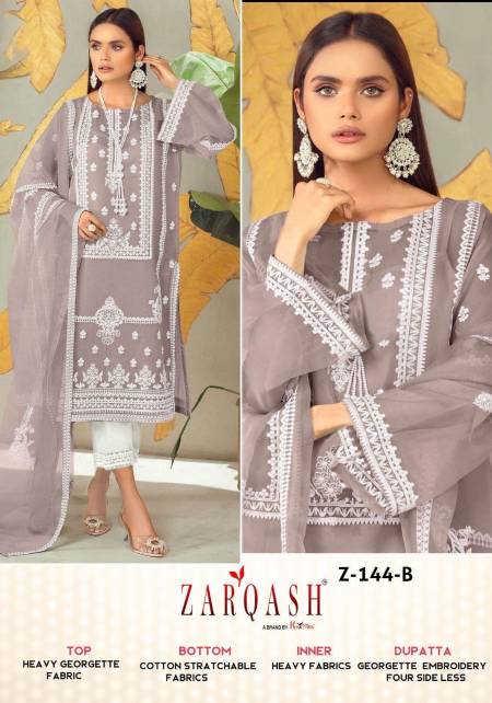 Zarqash Z 144 Readymade Pakistani Suits Catalog
